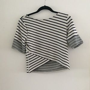 Striped crop top